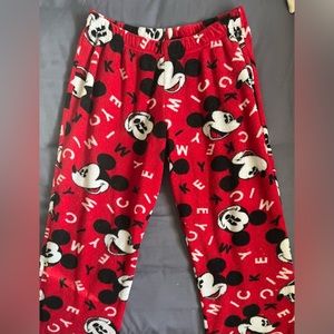 Mickey Mouse Fleece Pj Bottoms